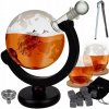 Sada na whisky KARAFKA GLOBUS poháre darček k narodeninám 18-99 chlapa