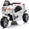 Goleto Detská elektrická motorka POLICE | biela