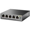 Mini Desktop Gigabit Switch TP-LINK TL-SG1005P 5-port 10/100/10000M, 5x 10/100/1000M RJ45 ports, 4x PoE, Plastic case (TL-SG1005P)