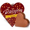Chocolate Patrik Čokoládové srdce bordové horké - Ďakujem