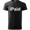 Sablio Tričko s potlačou iPaid - čierne L