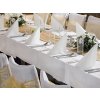 PartyDeco Obrus biely dlhý 180x300cm