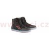 boty J-6 WATERPROOF, ALPINESTARS (černá/antracit/světlá modrá, vel. 39)