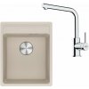 Franke Sety Kuchynský set G253SA, fragranitový drez MRG 610-37 RTL a batéria FS 3230.031, sahara/chróm 114.0700.699