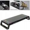 POČÍTAČOVÝ MONITOR STOJAN DRŽIAK RGB 4 USB STOLNÝ ORGANIZÁTOR ČIERNA
