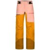 Ortovox 3L Ravine Shell Pants W autumn leaves XL; Oranžová kalhoty