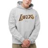 Pánska mikina Mitchell & Ness Team Logo Hoody Los Angeles Lakers M HDSSINTL1050-LALGREY XXL