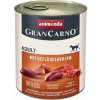 Animonda Gran Carno Original Adult Bravčové a hydinové srdcia 800 g