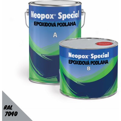 Neopox Špecial - epoxidový podlahový náter: 1 Kg Sivá