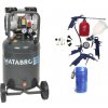 AKCIOVÝ SET SETMB-K207, Bezolejový vertikálny kompresor 50 l, 230 V, 2 piesty, s príslušenstvom | 2000 W | 10 BAR | Matabro