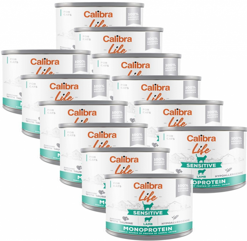 Calibra Cat Life Sensitive Lamb 12 x 200 g