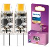 2x LED žiarovka G4 kapsula 1W = 10W 100lm 2700K teplá biela 12V Philips