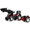 FALK - Šlapací traktor Valtra S4 s nakladačem a vlečkou