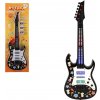 Detská elektrická gitara so svetlom a zvukom, 53 cm, s popruhom
