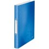 Zakladač 2 krúžkový 25mm Leitz WOW - 25 mm, 10 ks, Modrá metalická, A4
