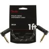 Fender Deluxe Series Instrument Cable, Angle/Angle, 30cm, Black Tweed