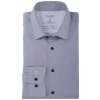 Pánska modrá džerzejová košeľa OLYMP modern fit Veľkosť: 43