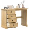 vidaXL Toaletný stolík Corona 104x47x75 cm borovicový masív 4005684