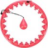 HMS Masážny hula hoop Home FH01 so závažím červená
