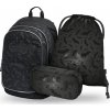 BAAGL SET 3 Core Batman čierny: batoh, peračník, sáčok