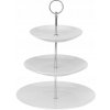 Podnos 3 poschodia okrúhly 17cm, 21cm, 26,5cm porcelán BÍ