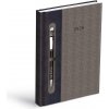 Diář 2026 D801 PU dark blue/gray