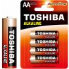 Alkalická batéria Toshiba AA (R6) 4 ks