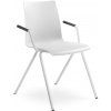 LD SEATING Konferenčná stolička EVO 010-N0,BR biela podnož