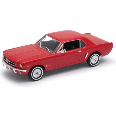 Welly Ford Mustang Coupe 1964 Červený 1:24