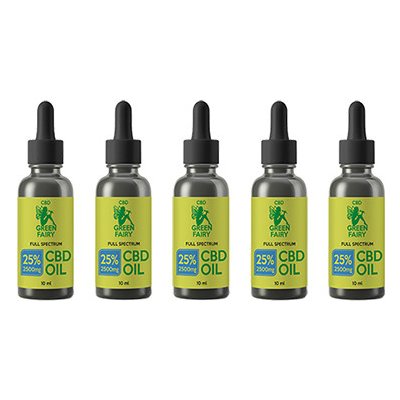 GREEN FAIRY CBD olej full spectrum 20% 2000 mg 5 ks 10 ml