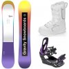 Gravity Thunder Jr snowboard + Raven S230 Black/violet viazanie + Raven Pearl white topánky - 130 cm + S/M (EU 37-42)