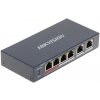 Hikvision DS-3E0106P-E/M 6-PORTOVÝ PREPÍNAČ POE