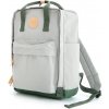 Himawari mestský batoh Simply Sivý 15L