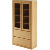 Drewmax Vitrína KW407 Bezbarvý přírodní lak