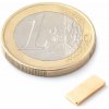 SOLLAU Neodymový magnet hranol 10x4x1 mm, N42, pozlátený