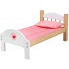 Bigjigs Toys Drevená posteľ pre bábiky
