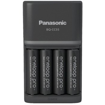 Panasonic Eneloop Smart-Quick Charger + 4x AA 2500mAh K-KJ55HCD40E