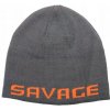 Savage Gear Čiapka Logo Beanie Rock Grey Orange