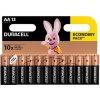 Batéria alkalická, AA (LR6), AA, 1.5V, Duracell, blister, 12-pack, 42305, Basic