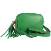 NovaKabelka.sk Bala Verde kožená talianska crossbody kabelka zelená