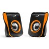 GENIUS repro SP-Q180 Orange/ 2.0/ 6W/ USB napájení/ 3,5