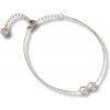 ZAZZA Dámsky náramok z chirurgickej ocele INFINITY - strieborná farba