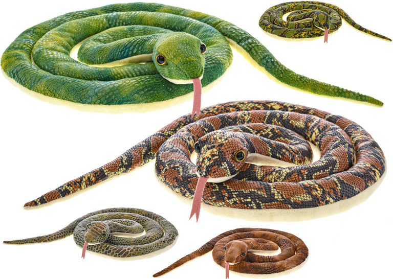 Had mix farieb šedý hnedý hnedý so vzorom zelený zelený so vzorom 170 cm
