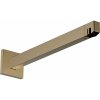 HANSGROHE sprchové rameno E (hranatá verzia), dĺžka 390 mm, kartáčovaný bronz, 24337140