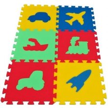 Malý Genius koberec MAXI 6 Dopravní prostředky 4 barvy