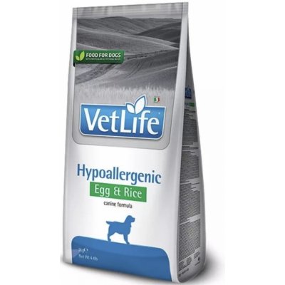 Vet Life dog Hypoallergenic egg & rice 2 kg