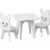 Detský stolík a dve stoličky, Bunny