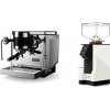 Rocket Espresso Bicocca, chrome + Eureka Mignon Perfetto, BL white