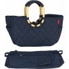 Reisenthel loopshopper M frame rhombus midnight gold