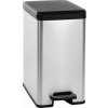 CURVER SLIM BIN 25 l Odpadkový kôš, strieborný 02339-582